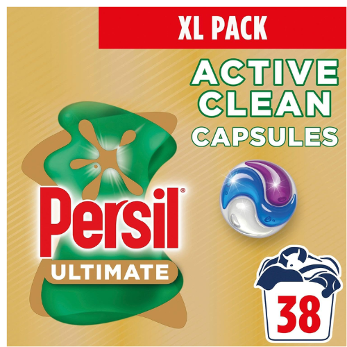 Persil XL Ultimate Active Clean Washing Capsules, 38 Washes